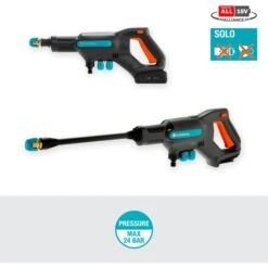 GARDENA Akku-Mitteldruckreiniger AquaClean 24/18V P4A Solo -Gardena GARDENA Akku Mitteldruckreiniger AquaClean 24 18V P4A solo@@1687871 2