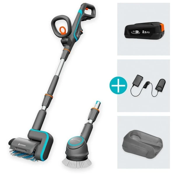 GARDENA Akku-Multi-Reiniger AquaBrush Universal 18V P4A, Hartbodenreiniger 3 GARDENA Akku-Multi-Reiniger AquaBrush Universal 18V P4A, Hartbodenreiniger – Bild 3