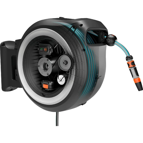GARDENA Akku-Wand-Schlauchbox PowerRoll XL 18V P4A, 35 Meter, Schlauchtrommel – Bild 3