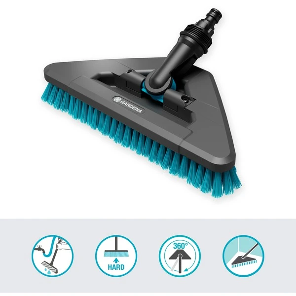 GARDENA Cleansystem Stielbürste Hard Flex, Waschbürste 2 GARDENA Cleansystem Stielbürste Hard Flex, Waschbürste – Bild 2