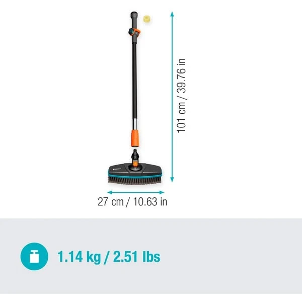 GARDENA Cleansystem Wasch-Set Soft Mit Stiel S, Waschbürste 3 GARDENA Cleansystem Wasch-Set Soft Mit Stiel S, Waschbürste – Bild 3