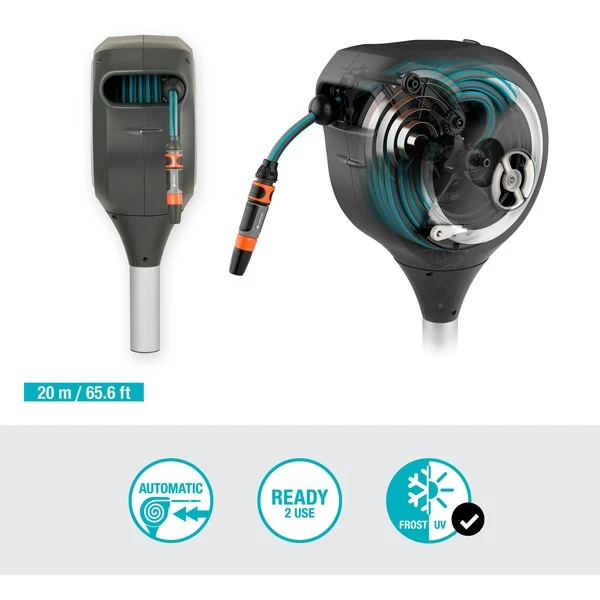 GARDENA Garten-Schlauchbox RollUp M, 20 Meter, Schlauchtrommel 4 GARDENA Garten-Schlauchbox RollUp M, 20 Meter, Schlauchtrommel – Bild 4