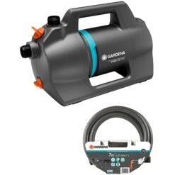 GARDENA Gartenpumpe 4100 Silent, Saugschlauch-Set