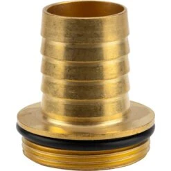 GARDENA Messing Schlauchverschraubung Mit Bund Und O-Ring, Schlauchstück