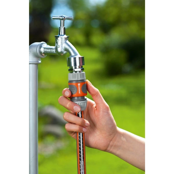GARDENA Schlauchverbinder 13mm (1/2") - 15mm (5/8"), Schlauchstück – Bild 4