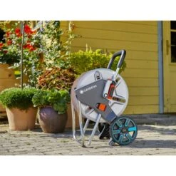 GARDENA Schlauchwagen CleverRoll M Metall -Gardena GARDENA Schlauchwagen CleverRoll M Metall@@9wibau18 2