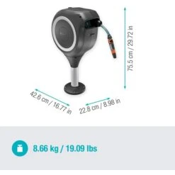 GARDENA Terrassen-Schlauchbox RollUp M, 20 Meter, Schlauchtrommel -Gardena GARDENA Terrassen Schlauchbox RollUp M 20 Meter Schlauchtrommel@@100025254 2