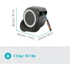 GARDENA Wand-Schlauchbox RollUp S, 15 Meter, Schlauchtrommel -Gardena GARDENA Wand Schlauchbox RollUp S 15 Meter Schlauchtrommel@@1688194 2