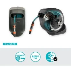 GARDENA Wand-Schlauchbox RollUp S, 15 Meter, Schlauchtrommel -Gardena GARDENA Wand Schlauchbox RollUp S 15 Meter Schlauchtrommel@@1688194 3