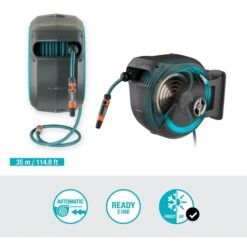 GARDENA Wand-Schlauchbox RollUp XL, 35 Meter, Schlauchtrommel -Gardena GARDENA Wand Schlauchbox RollUp XL 35 Meter Schlauchtrommel@@1697782 2